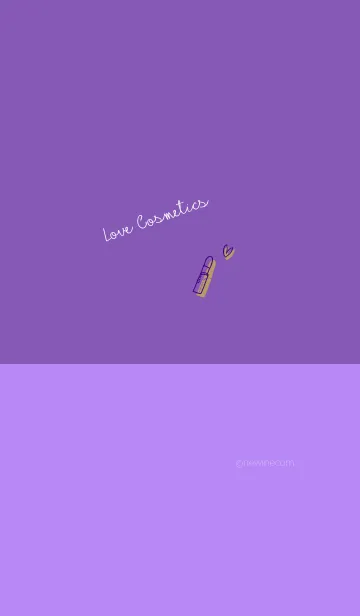 [LINE着せ替え] Love Cosmetics violet violetの画像1