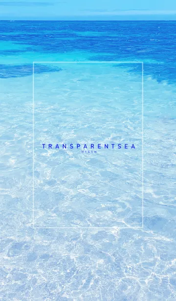 [LINE着せ替え] TRANSPARENT SEA 27の画像1