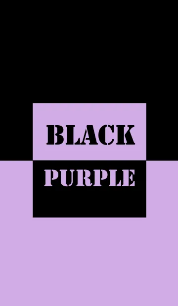 [LINE着せ替え] Purple & Black Vr.2 (jp)の画像1