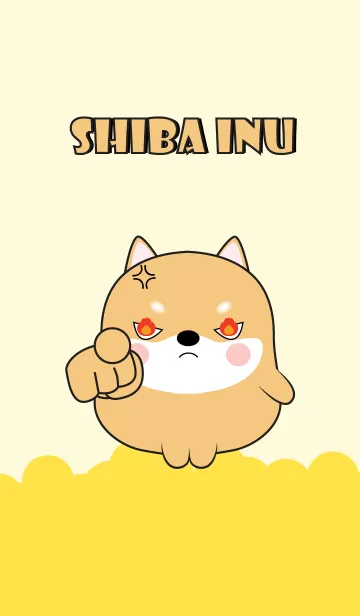 [LINE着せ替え] Emotion Angry Shiba Inu (jp)の画像1