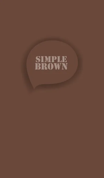 [LINE着せ替え] Love Brown Button (jp)の画像1