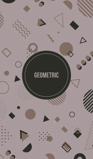 [LINE着せ替え] Geometric Black Shadowsの画像1