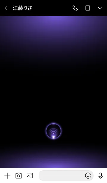 [LINE着せ替え] -PURPLE LIGHT THEME- Ⅱの画像3