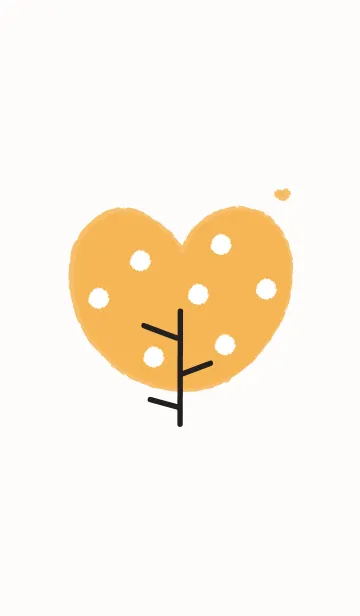 [LINE着せ替え] Lovely heart tree (Crayon version) 5の画像1
