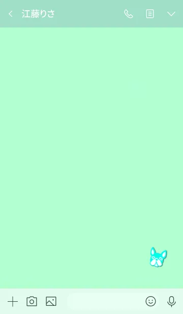 [LINE着せ替え] Simple bulldog 6の画像3