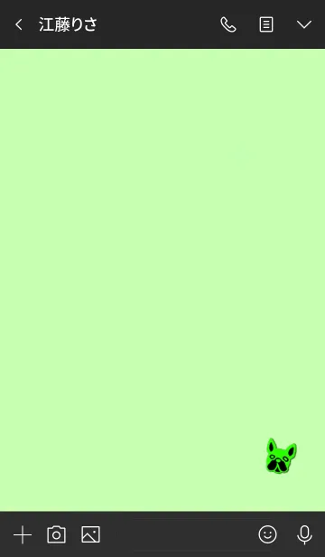 [LINE着せ替え] Simple bulldog 11の画像3