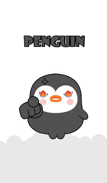 [LINE着せ替え] Emotion Angry Penguin (jp)の画像1