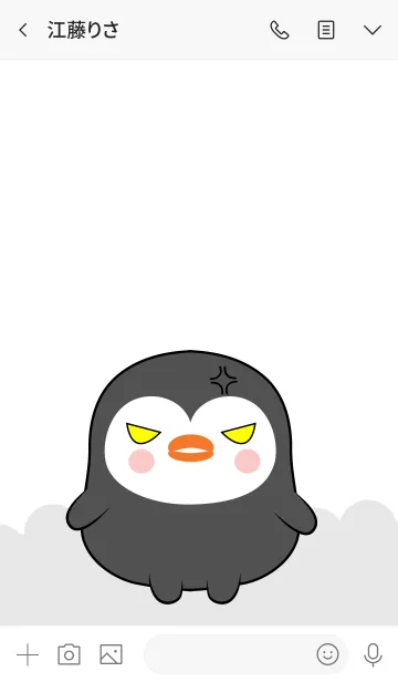 [LINE着せ替え] Emotion Angry Penguin (jp)の画像3
