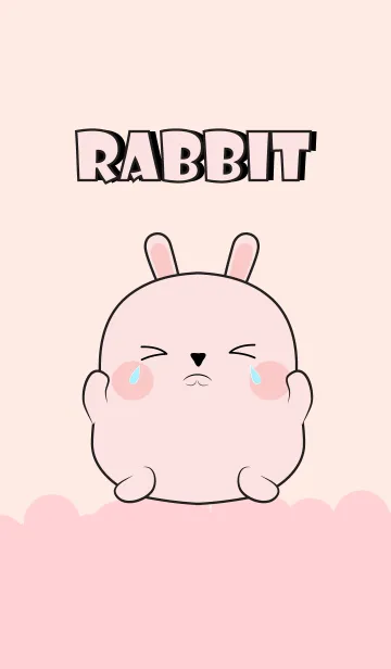 [LINE着せ替え] Love Cute Cute Pink Rabbit (jp)の画像1