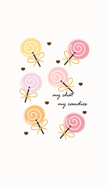 [LINE着せ替え] lovely colorful candy 30の画像1