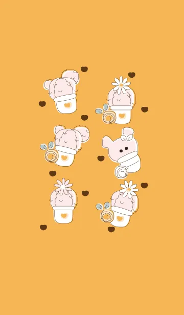 [LINE着せ替え] Lovely cactus 63 :)の画像1