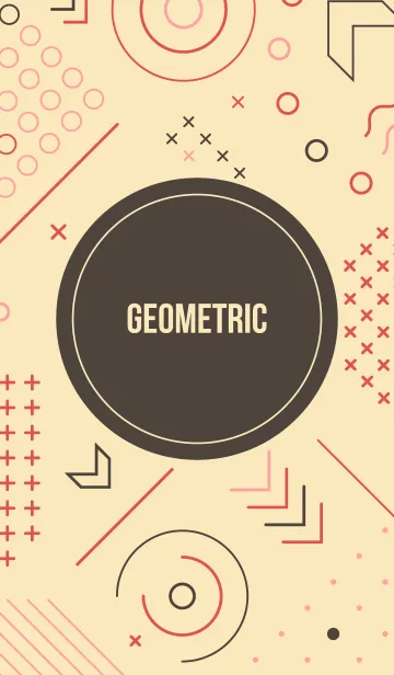 [LINE着せ替え] Geometric Flat Fantasyの画像1