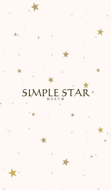 [LINE着せ替え] SIMPLE STAR -NATURAL YELLOW- 10の画像1