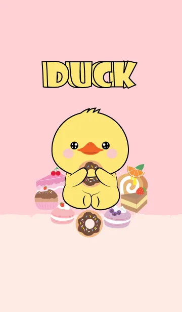 [LINE着せ替え] Sweet Duck Theme (jp)の画像1