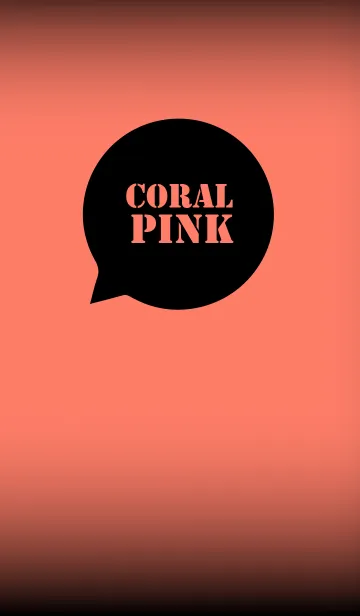 [LINE着せ替え] Coral Pink And Black Vr.3 (jp)の画像1