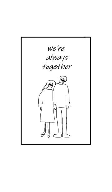 [LINE着せ替え] We're always togetherの画像1