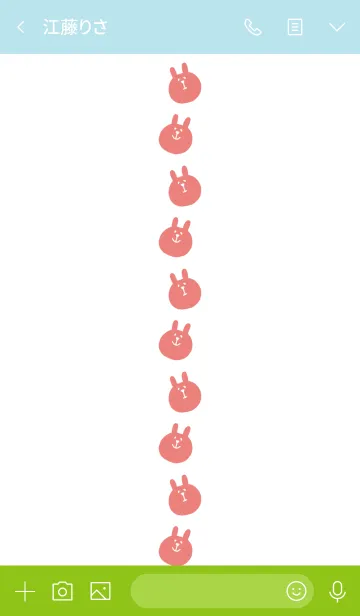 [LINE着せ替え] うさぎです 禅 10の画像3