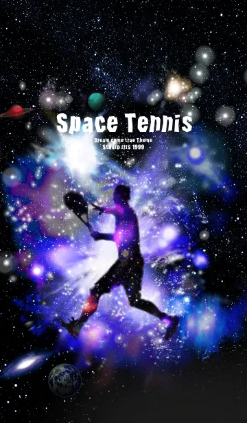 [LINE着せ替え] テニス 宇宙 Space Tennisの画像1