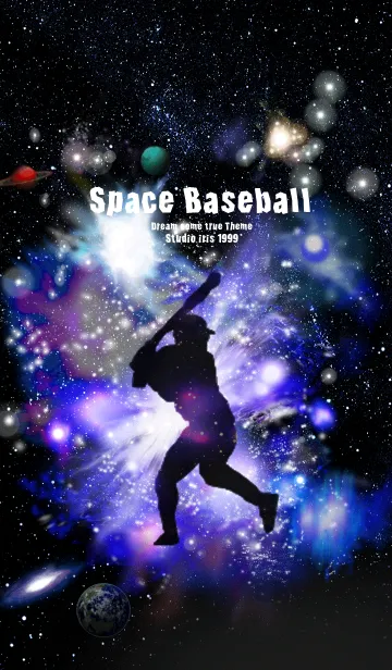 [LINE着せ替え] 野球 宇宙 Space Baseballの画像1