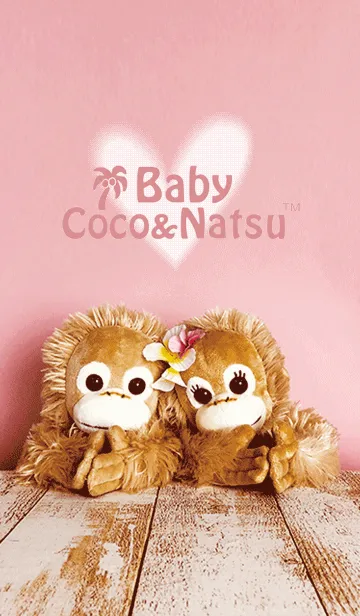 [LINE着せ替え] Baby Coco&Natsuの画像1