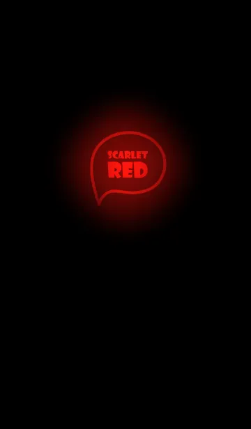 [LINE着せ替え] Scarlet Red Neon Theme vr.2 (jp)の画像1