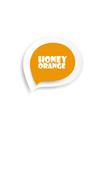 [LINE着せ替え] Honey Orange Button In White (jp)の画像1
