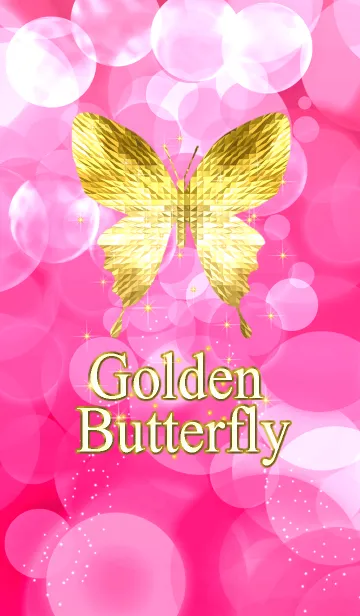 [LINE着せ替え] キラキラ♪黄金の蝶#64の画像1