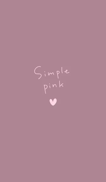 [LINE着せ替え] simple◎pinkの画像1