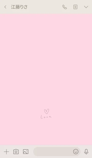 [LINE着せ替え] simple◎pinkの画像3