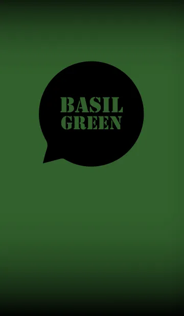 [LINE着せ替え] Basil Green And Black Vr.3 (jp)の画像1