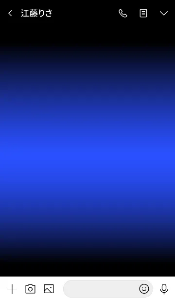 [LINE着せ替え] ETERNAL BLUE ICON THEME -MEKYM-の画像3