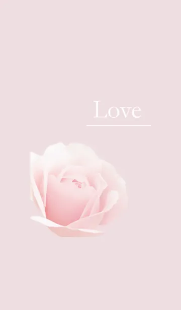 [LINE着せ替え] 大人キュートローズ・穏やかピンクの画像1