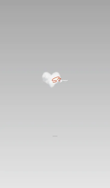 [LINE着せ替え] グレー : 空とサイン文字の画像1