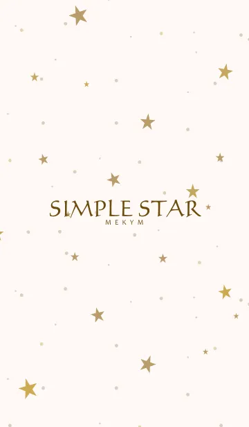 [LINE着せ替え] SIMPLE STAR -NATURAL YELLOW- 11の画像1