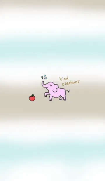 [LINE着せ替え] やさしいぞうさん★着せかえの画像1