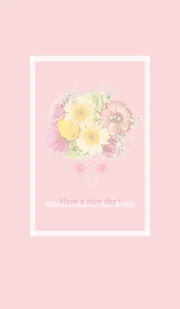 Flowers and hearts -Pink- 2の着せ替えメイン画像