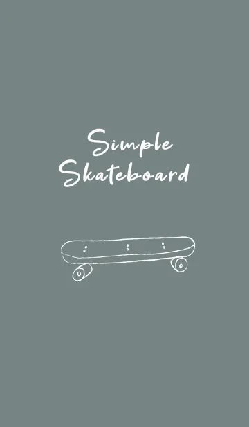 [LINE着せ替え] Simple skateboardの画像1