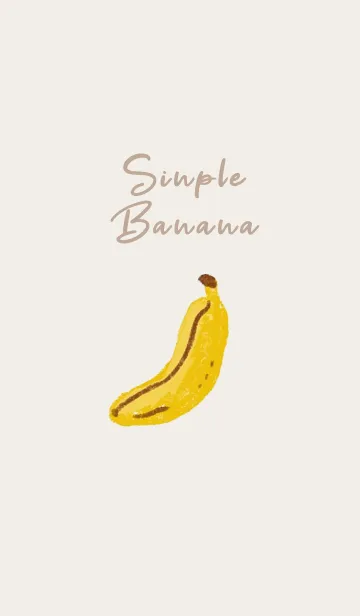 [LINE着せ替え] Simple natural Bananaの画像1