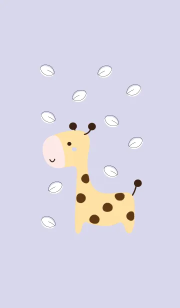 [LINE着せ替え] Cute giraffe 73 ^^の画像1