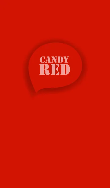 [LINE着せ替え] Love Candy Red Button (jp)の画像1