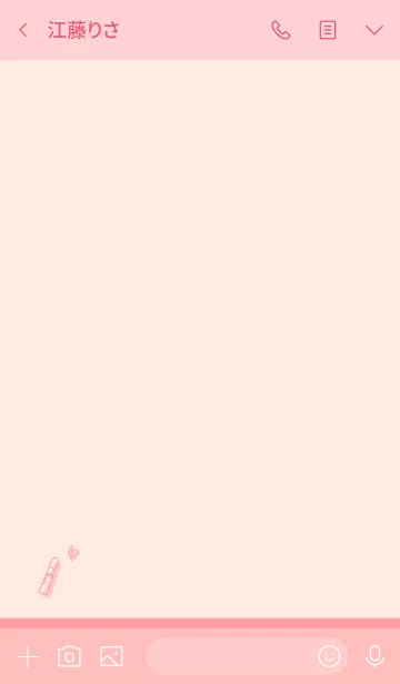 [LINE着せ替え] Love Cosmetics rose pinkの画像3