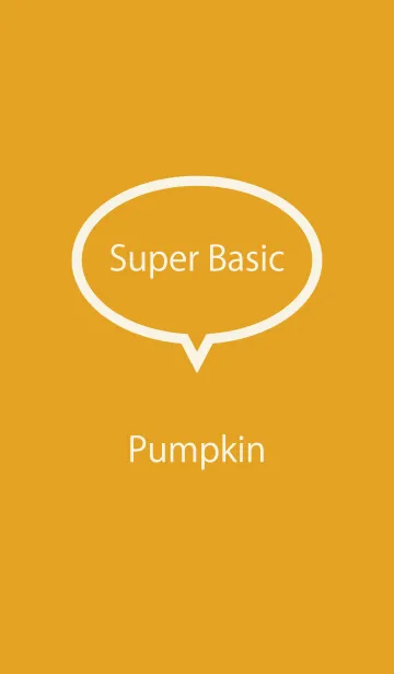 [LINE着せ替え] Super Basic Pumpkinの画像1