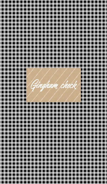 [LINE着せ替え] Gingham / checkの画像1