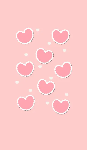 [LINE着せ替え] sweet heart sweet love 49の画像1