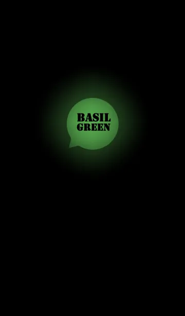 [LINE着せ替え] Basil Green In Black Vr.3 (jp)の画像1