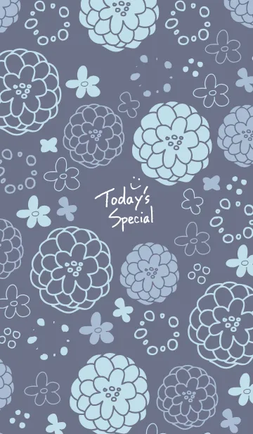 [LINE着せ替え] 大人お花模様11の画像1