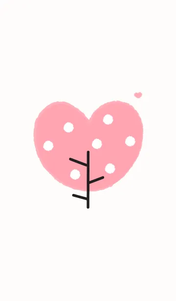 [LINE着せ替え] Lovely heart tree (Crayon version) 7の画像1