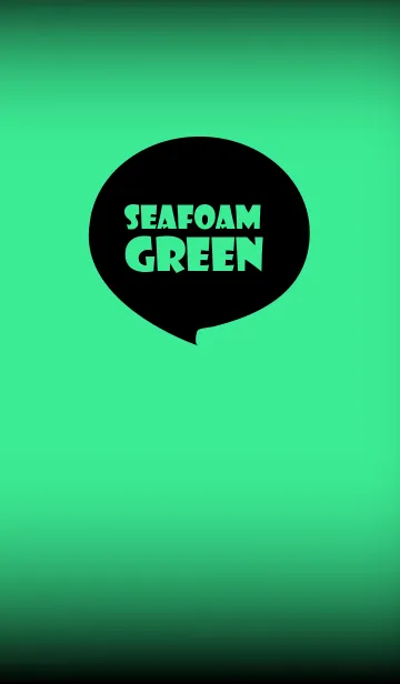 [LINE着せ替え] Seafoam Green And Black Vr.4 (jp)の画像1