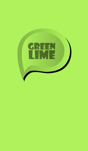 [LINE着せ替え] Lime Green Button (jp)の画像1