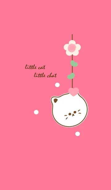 [LINE着せ替え] little cat with little heart 15の画像1